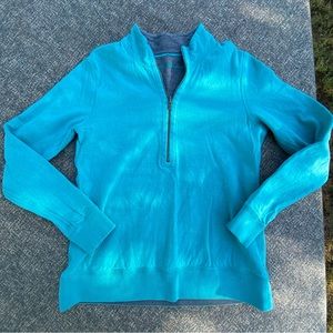Tommy Bahama | Pullover Quarter Zip Sweatshirt Baby Blue Size Small